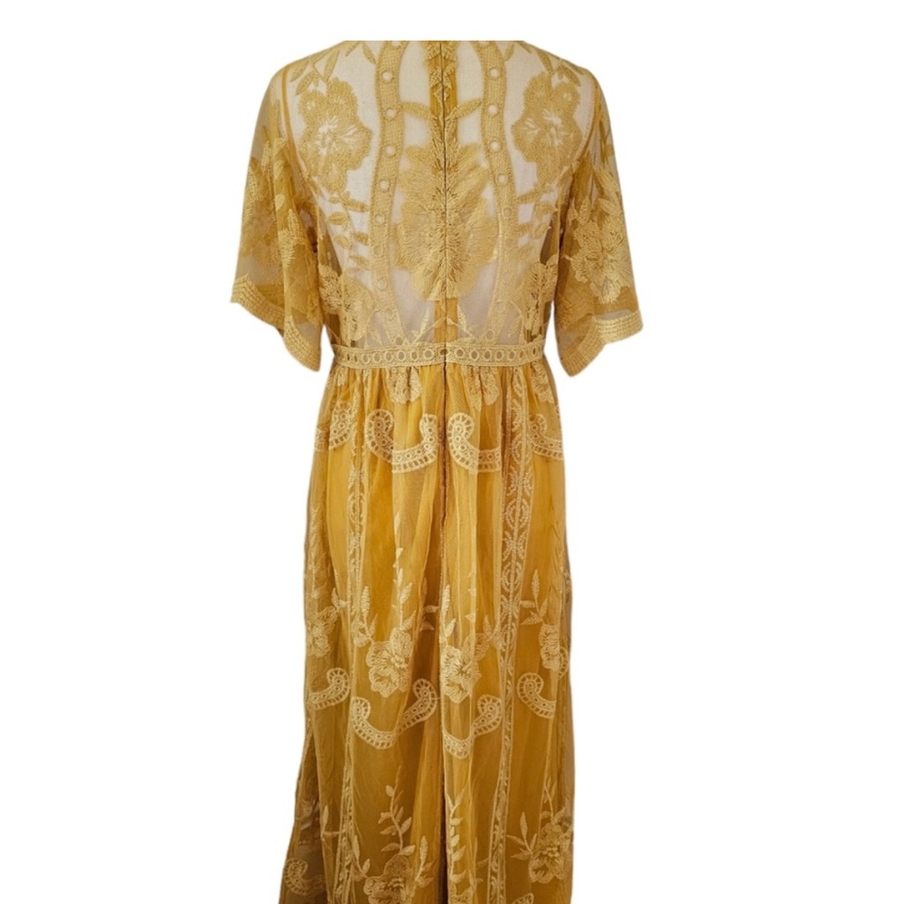 Pinkblush Mustard Yellow Maxi Dress - Picture 3 of 7